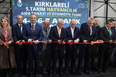Kırklareli'nde 5. Tarım, Hayvancılık, Gıda, Sanayi ve Otomotiv Fuarı Açıldı