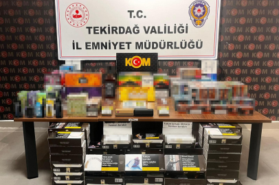 Tekirdağ’da Kaçakçılık Operasyonlarında Çok Sayıda Ürün Ele Geçirildi