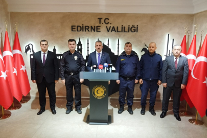 Edirne’deki Olay Sayısında Yüzde 3 Azalma Var