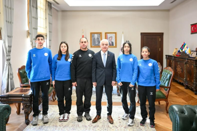 Kırklareli Valisi Turan, Judo Sporcularını Makamında Kabul Etti