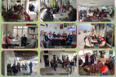 Edirne’de Cuma Buluşmalarında Üreticilerle Bir Araya Gelindi