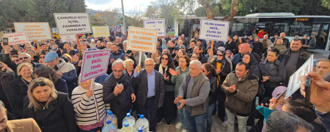 Çanakkale'de Su Sorunu Protesto Edildi