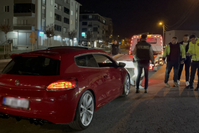 Çorlu'da Abart Egzozla Gezen Aracın Sürücüsüne Ceza Kesildi