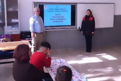 İnece’de Öğrencilere Balık Tüketiminin Faydaları Anlatıldı