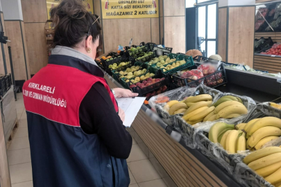 Kırklareli’nde Tarım Ürünlerinde Fiyat İzleme Çalışmaları Düzenli Olarak Sürdürülüyor