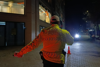 Tekirdağ'da Trafiğin Yoğun Olduğu Bölgede Denetim