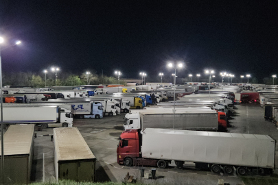 Bulgaristan Tarafında 32 Kilometre Tır Kuyruğu Oluştu