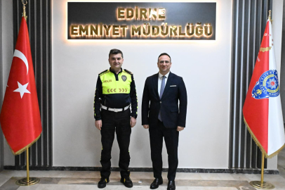 Tekin’den İl Emniyet Müdürü Ayhan’a Hayırlı Olsun Ziyareti
