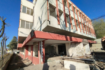 Edirne Orduevinde Yıkım Başladı