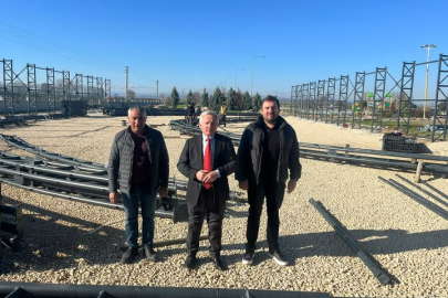 İpsala’da Kapalı Halı Saha Projesi Hızla İlerliyor