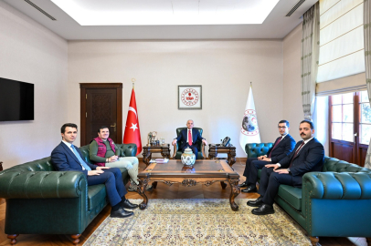 Vali Turan, Kaymakam Adaylarını Makamında Kabul Etti