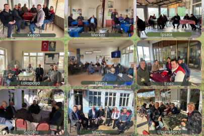 Edirne'deki Köylerde Üretici Buluşmaları Sürüyor