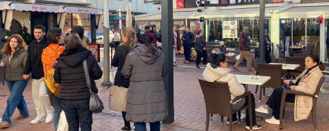 Güzel Havayı Fırsat Bilip AVM’ye Koştular