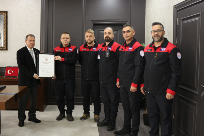 Kapaklı Belediyesi Afet İşleri Biriminden Kaymakam Gürdal’a Ziyaret