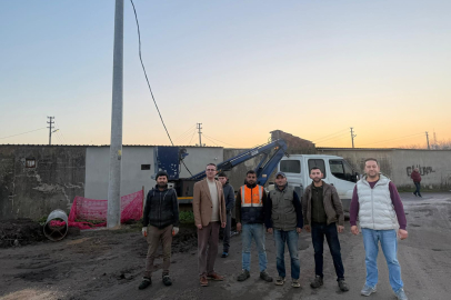 Havsa’da Aydınlatma Çalışmaları Sürüyor