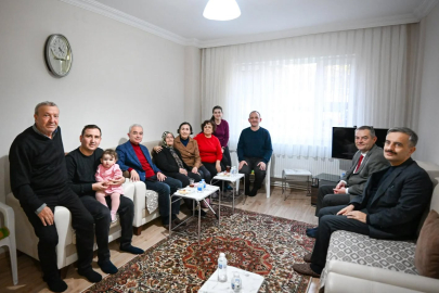 Vali Turan’dan Hafta Sonu Hane Ziyareti