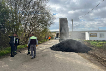 Vize’de Develi Yolu Caddesi’nde Bakım ve Onarım Çalışması