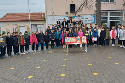 “Kitapla Okullar Buluşuyor” Kampanyası Kardeş Okulla Paylaşıldı