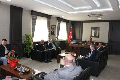 Çerkezköy Motorlu Taşıyıcılar Kooperatifi’nden Kapaklı Kaymakamlığı’na Ziyaret