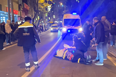 Tekirdağ'da Motosikletin Çarptığı Kadın Yaralandı