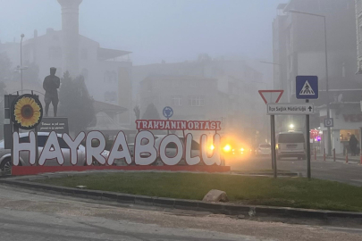 Tekirdağ'da Yoğun Sis Etkili Oldu