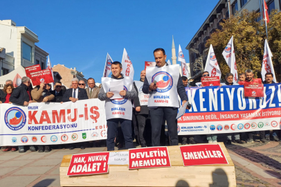 Edirne'de Tabutlu Protesto