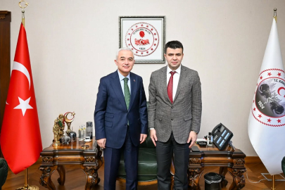 Kadastro Müdürü Burak An’dan Vali Turan’a Veda Ziyareti
