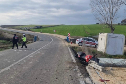 Süleymanpaşa’da Motosiklet Kazası: 1 Ölü, 1 Yaralı