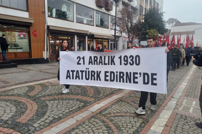 Atatürk’ün Edirne’ye Gelişinin 95. Yıl Dönümü