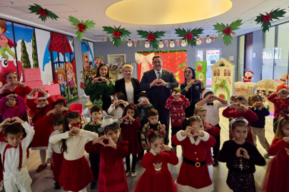 Marmaraereğlisi’nde Miniklerden Yeni Yıl Gösterisi