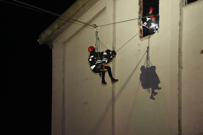 Tekirdağ'da Gerçeğini Aratmayan Arama Kurtarma Tatbikatı