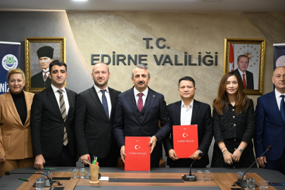Edirne OSB’de Çinli Firmanın Yatırımında 1660 Kişi İstihdam Edilecek