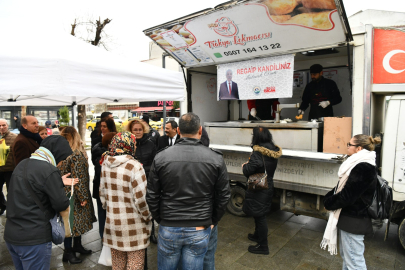 Keşan Belediyesi, Regaip Kandili’nde Lokma Dağıttı