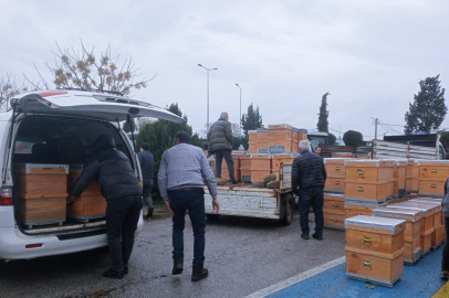 Babaeski’de Üreticilere Arı Kovanı Dağıtıldı