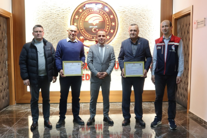 Edirne’de 1. Derece Tarımsal Örgüt Belgeleri Takdim Edildi