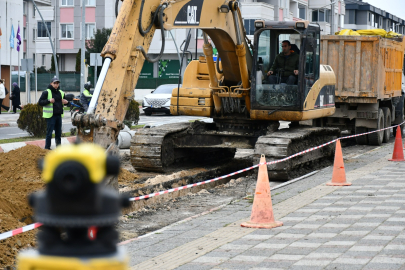 İstasyon Caddesi’ne Yeni Kanalizasyon Hattı