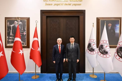 Vali Uğur Turan, Çin Başkonsolosu Wei Xiaodong’u Kabul Etti