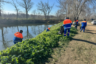 Tunca Nehri Çevresinde Temizlik Seferberliği