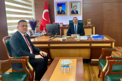 Huzurevi Müdüründen Kaymakam Özderin’e Ziyaret