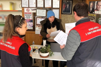 Pehlivanköy’de Bitki Koruma Ürünleri Bayileri Denetleniyor