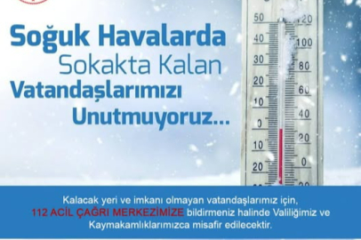 Soğuk Havalarda Sokakta Kalan Vatandaşlar İçin Tedbirler Artırıldı