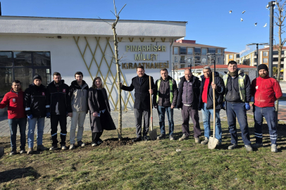 Pınarhisar Millet Bahçesine 150 Yeni Ağaç