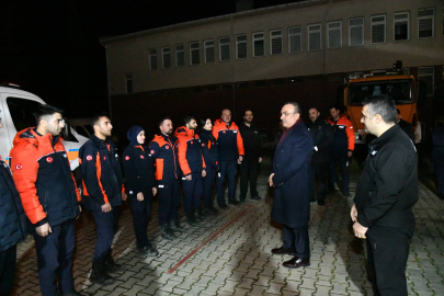 Vali Soytürk’ten AFAD Personeline Yeni Yıl Ziyareti