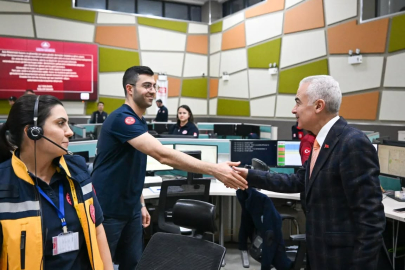 Vali Turan’dan 112 Acil Çağrı Hizmetleri Müdürlüğüne Yılbaşı Ziyareti