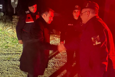 Vize’de Yılbaşı Öncesi Yol Kontrol Noktasında İnceleme