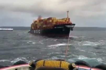 Çanakkale Boğazı’nda Konteyner Gemisi Makine Arızası Yaptı