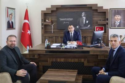 Kaymakam Balaban, Devlet Hastanesi Yönetimini Ağırladı