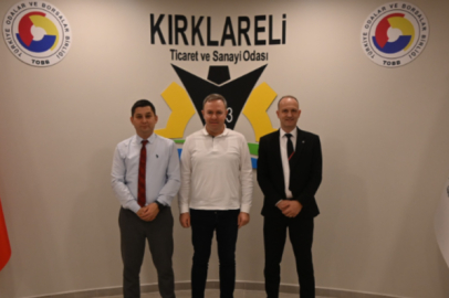 TEB Kırklareli Şube Yönetiminden KTSO’ya Ziyaret