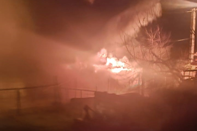 Edirne’de Ev Yangınına Bahçe Hortumuyla İlk Müdahale