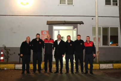 Başkan Ediz Martin İtfaiye Ekipleriyle Buluştu
